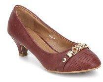 Steppings Maroon Belly Shoes women