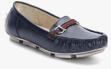 Steppings Navy Blue Moccasins women