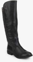 Steve Madden Calf Length Black Boots women