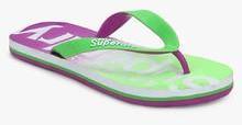 Superdry Faded Green Flip Flops women