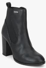 Superdry Fleur Heel Chelsea Black Boots women