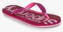Superdry Glitter Pink Flip Flops women