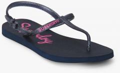 Superdry Navy Blue Sandals women