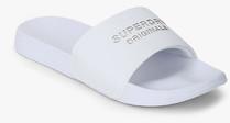 Superdry Originals Pool Slide White Flip Flops men