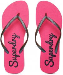 Superdry Pink Thong Flip Flops women