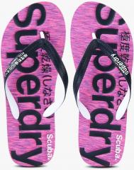 Superdry Purple Flip Flops women