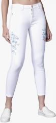 Tokyo Talkies White Clean Look Super Skinny Fit Jeans women