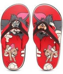 Tom & Jerry Red Flip Flops girls