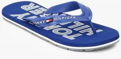 Tommy Hilfiger Blue Printed Flip Flops men