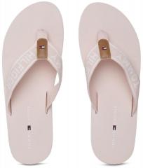 Tommy Hilfiger Pink Synthetic Thong Flip Flops women
