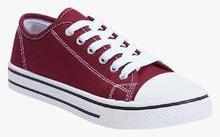 Truffle Collection Maroon Casual Sneakers women