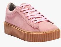 Truffle Collection Pink Casual Sneakers women