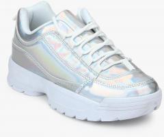 Truffle Collection Silver Sporty Sneakers women