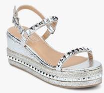 Truffle Collection Silver Wedges women