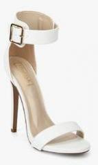 Truffle Collection White Ankle Strap Stilettos women