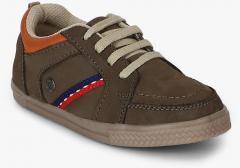 Tuskey Brown Lace Up Casual Shoes boys