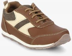 Tuskey Brown Lace Up Sneakers boys