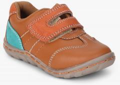 Tuskey Tan Velcro Casual Shoe boys