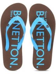 United Colors Of Benetton Brown Flip Flops men
