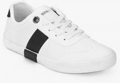 United Colors Of Benetton Contrast Side Panel White Sneakers boys