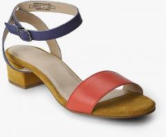 United Colors Of Benetton Contrast Straps Red Sandals women