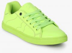 United Colors Of Benetton Lime Green Casual Sneakers women