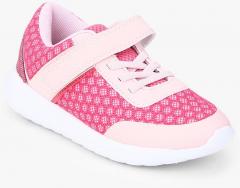 United Colors Of Benetton Mesh And Pu Pink Sneakers boys