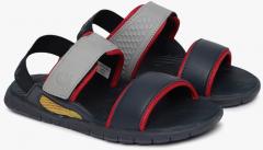 United Colors Of Benetton Navy Blue & Grey Sports Sandals men