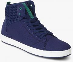 United Colors Of Benetton Navy Blue Solid Sneakers men