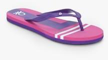 United Colors Of Benetton Purple Flip Flops women
