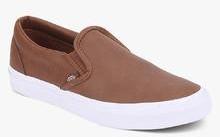 Vans Classic Slip On Brown Sneakers men