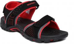 Wildcraft Black & Red Comfort Sandals men