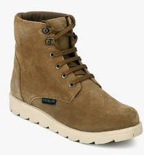 Woodland Camel Ankle Length Boots women