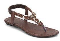 Z Collection Brown Sandals women