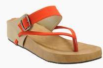 Zachho Orange Sandals women