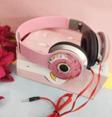 Amanvani Cute Donut Macron Headphone in Ear Stereo | Earphone for Kids Girls | Smart Headphones