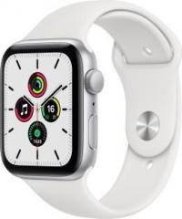 Apple Watch SE GPS 44 mm Silver Aluminium Case with White Sport Band