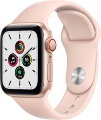 Apple Watch SE GPS + Cellular 40 mm Gold Aluminium Case with Pink Sand Sport Band