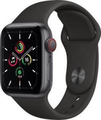 Apple Watch SE GPS + Cellular 40 mm Space Grey Aluminium Case with Black Sport Band