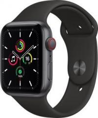 Apple Watch SE GPS + Cellular 44 mm Space Grey Aluminium Case with Black Sport Band
