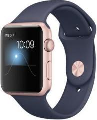 Apple Watch Series 2 42 mm Rose Gold Case with Midnight Blue Sports Band