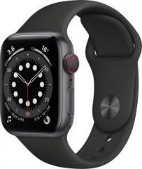 Apple Watch Series 6 GPS + Cellular 40 mm Space Grey Aluminium Case with Black Sport Band