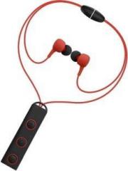 Blueseed Wireless Sports High Sound Quality Neckband Red Smart Headphones