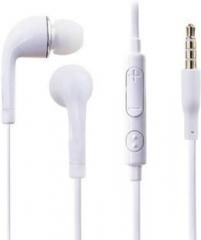 Buy Best Earphone /Headphone/Headset/Handfree 3.5mm With Mic Deep Bass Stereo Sound Compatible With All Mobile White Earphone Wired Headset with Mic Smart Headphones