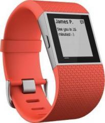 Fitbit Surge Tangerine Large Smartwatch