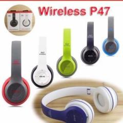 Immutale P47 Wireless Bluetooth Headphones 5.0+EDR with Volume Control, T18 Smart Headphones