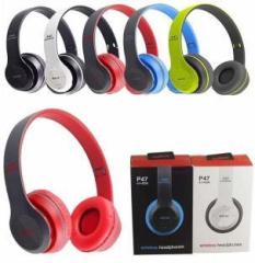 Immutale P47 Wireless Bluetooth Headphones 5.0+EDR with Volume Control, T9 Smart Headphones