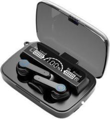 Kishore Enterprises M19 Wireless Earbuds LED Digital Display Touch Bluetooth Headphones Smart Headphones