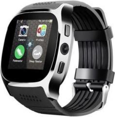 Lioncrown Bluetooth, Camera, SIM Call Support Black Smartwatch