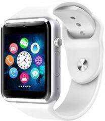Mindsart White smartwatch 4G with bluetooth Smartwatch